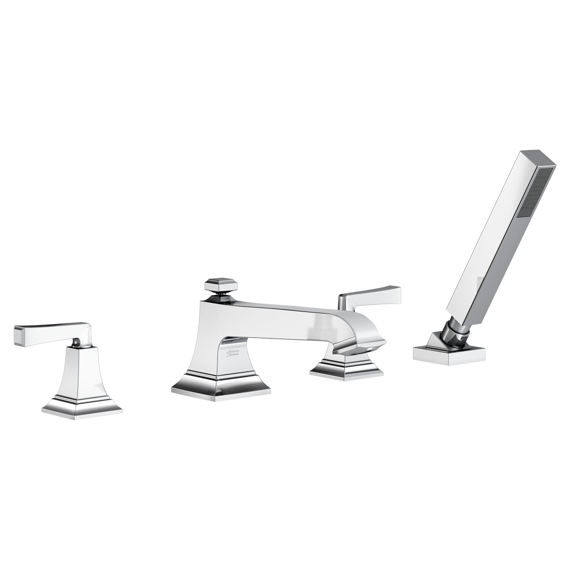 Town Square S Bathub Faucet With Lever Handles and Personal Shower for Flash Rough in Valve CHROME